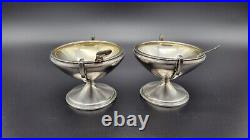 Pair of Antique 1872 Gorham Sterling Silver Salt Dip Masters Cellars #220