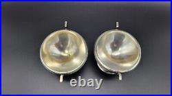 Pair of Antique 1872 Gorham Sterling Silver Salt Dip Masters Cellars #220