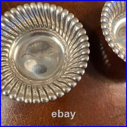 Pair of Gorham Sterling Silver Salts on Four Ball Feet