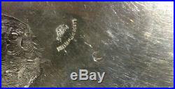 Pair of Rare Antique French 950 silver Leon Lapar Beguin swan open salts 343gr