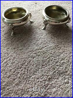 Pair of Tiffany & Co. Sterling Silver Master Salt 1755 Reproduction (#2091)