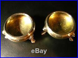 Pair of Tiffany & Co. Sterling Silver Master Salt 1755 Reproduction (#2091)