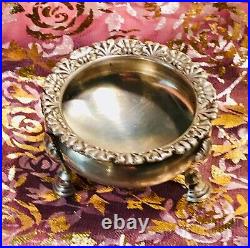 Palm by Tiffany and Co Sterling Silver Salt Cellar Victorian