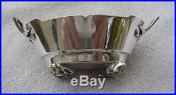 RARE Early GORHAM Sterling Master SALT CELLAR with MOUSE FORM FEET-Dated 1869