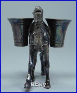 RARE Vintage Cartier Sterling Silver 925 Sculpture Camel Salt Cellar Figure 1108