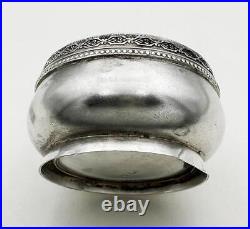 RUSSIAN SALT CELLAR 84 GRADE SILVER GILT TALLINN c1910