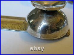 Rare 6 Piece Salt Cellar Pepper Shaker Spoons Sterling Antique Signed Hand Made
