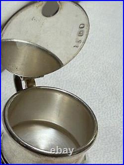 Rare Antique Sterling Silver Salt Or Pepper Server Beautiful 27.8 Grams