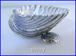 Rare Sterling TIFFANY & CO Salt Cellar Dish Narragansett shell shape