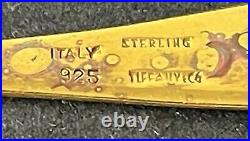 Rare Tiffany & Co (Italy) Gilded Sterling Silver Salt Cellar
