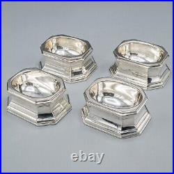 Richard Comyns Sterling Silver Salt Cellers Set of 4 FREE USA SHIPPING