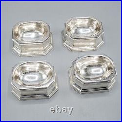 Richard Comyns Sterling Silver Salt Cellers Set of 4 FREE USA SHIPPING