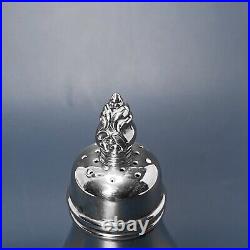 Royal Danish by International Sterling Silver Salt Cellar and Pepper Shaker Set