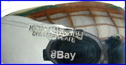 SALT CELLAR- PEPPER POT MUSTARD POT PAW FEET CHESTER PLATE, ENGLAND c. 1940'S