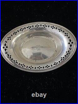 SET OF TWO TIFFANY AND Co STERLING SILVER OPEN SALT CELLARS