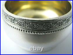 SOVIET RUSSIAN SILVER SALT CELLAR 875 Silver by? 6 Estonia Tallinn 1953-58 Rare