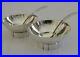 STYLISH-HAND-MADE-SOLID-STERLING-SILVER-MODERN-SALT-CELLARS-AND-SPOONS-c1980-01-zv