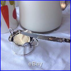 Salt Cellars Pair English Sterling Silver 1906 with Spoons