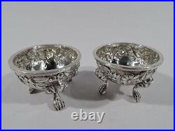Schofield Salts & Peppers Antique Baltimore Set 4 American Sterling Silver