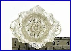 Set Of 12 Reed & Barton Les Cinq Fleurs. 925 Sterling Silver Repousse Nut Dishes