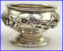 Set of 2 Antique Sterling Silver Nut Dishes Dips Cellars by William Kerr #10320