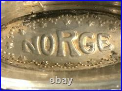 Silver NORGE Viking Ship Salt Cellar Norwegian Not Scrap