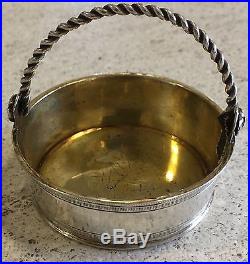 Silver Salt Cellar 1814 Moscow Sotheby's Russian Hallmarked Antique Dish