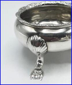 Silver Salt Cellars London 1755 Fine Pair