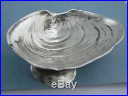 Sterling GORHAM Salt Cellar / Dish NARRAGANSETT Seashell with applied shells