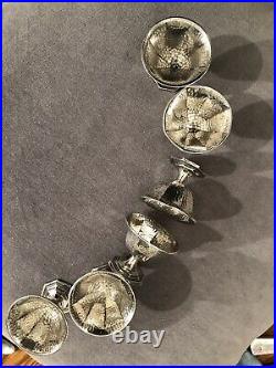 Sterling Silver Antique Salt Bowls withbonus Sterling And Ensmel Spoon