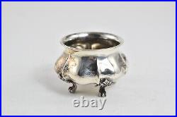 Sterling Silver Argentinian Footed Salt Cellar Vintage 89