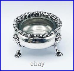 Sterling Silver Salt Cellar London 1919 Garrard Crown Jeweller