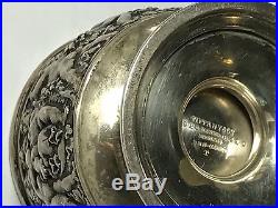 TIFFANY & CO. STERLING SILVER REPOUSSE Christening Cup