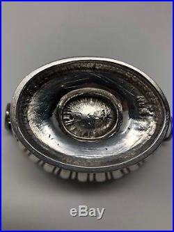 Thomas Hammersley 18th Century Coin Silver Open Salt Cellar New York 1756-69