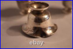 Three (3) Sterling Salt Cellars Vintage