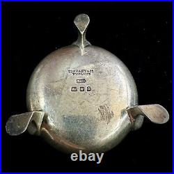 Tiffany & Co. London England Four Vintage Sterling Silver Open Salt Cellars