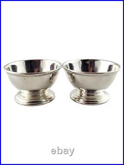 Tiffany & Co Sterling Silver Set of 2 Salt Cellars #18634