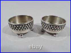 Tiffany Open Salts 3403 Antique Pair American Sterling Silver 1873/91