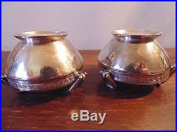 Tiffany Pair Salts Sterling With Gold Wash Interior Hallmark And 412