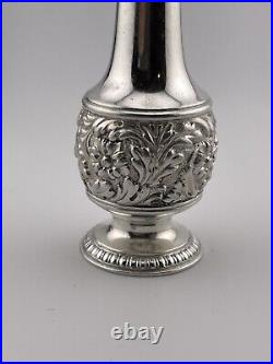 Tiffany Repousse Salt Pepper Shaker. Tiffany Sterling Silver Salt Pepper Shaker