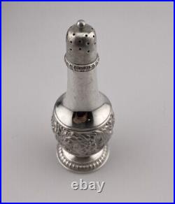 Tiffany Repousse Salt Pepper Shaker. Tiffany Sterling Silver Salt Pepper Shaker