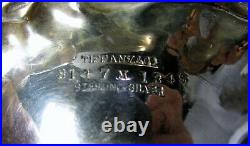 Tiffany Shell Footed Nautical Design Sterling Silver Open Salt Cellar