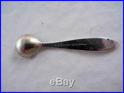 Tiffany Sterling Salt Cellar & Spoon Aesthetic 19th Century 5 Available Oriental