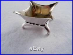 Tiffany Sterling Salt Cellar & Spoon Aesthetic 19th Century 5 Available Oriental