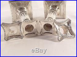 Tiffany Sterling Silver Corinthian Candlestick PAIR 4 3/4