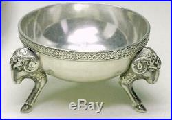 Tiffany & co Antique sterling silver John C Moore figural footed Open Salt 1857