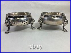 Tiffany sterling silver 1749 Reproduction open salt cellars