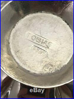Tobias 925 Sterling Silver Set Of 8 Salt Cellars Ramekins Compote Bowls 4.9 oz