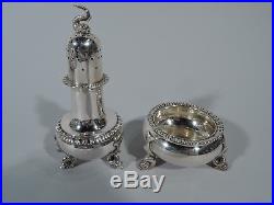 Tuttle Salts & Peppers 55 Antique Neoclassical American Sterling Silver