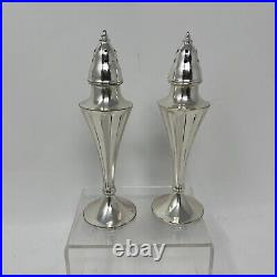 VTG Peerless Silver Co. La France Reg Salt & Pepper Shaker Made In USA #701